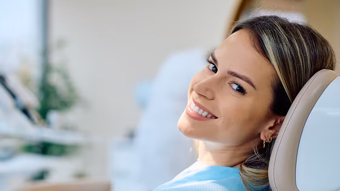 Adult female with smile